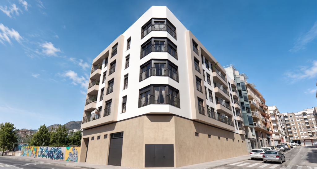 Fachada edificio Zafir